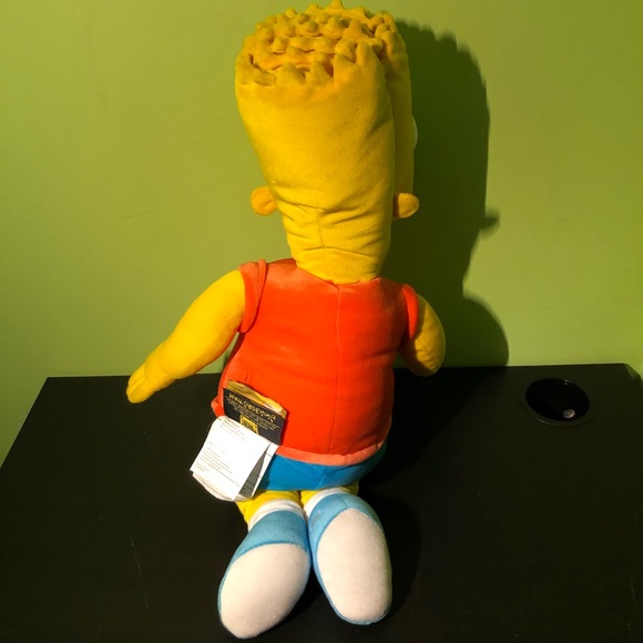 🛹 THE SIMPSONS JUMBO BART SIMPSON PLUSH TOY 27 INCHES 🛹 - Picture 2 of 7